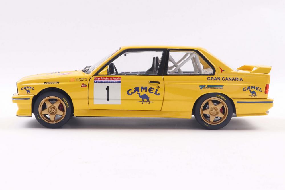 Solido Modellauto Maßstab 1:18 BMW E30 M3 GR.A #1 gelb 1992 S1801528