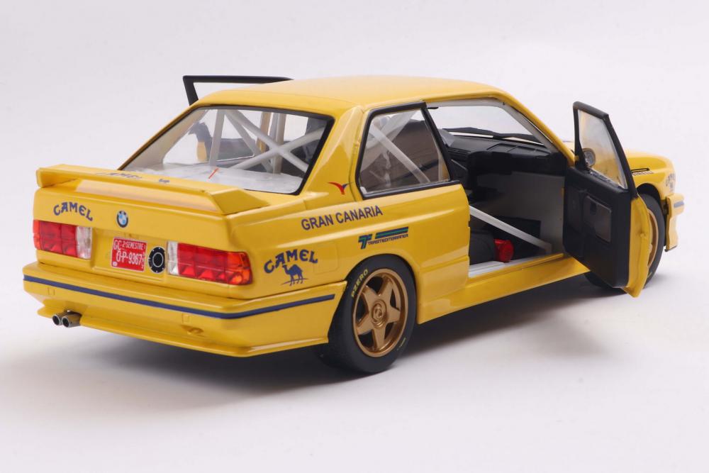 Solido Modellauto Maßstab 1:18 BMW E30 M3 GR.A #1 gelb 1992 S1801528