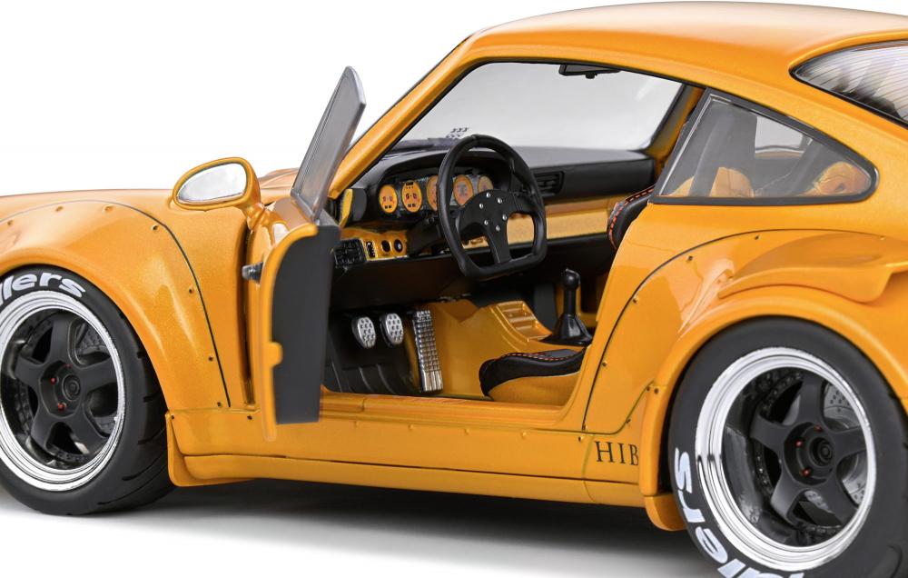 Solido Modellauto Maßstab 1:18 Porsche RWB 964 HIBIKI orange 2016 S1807501