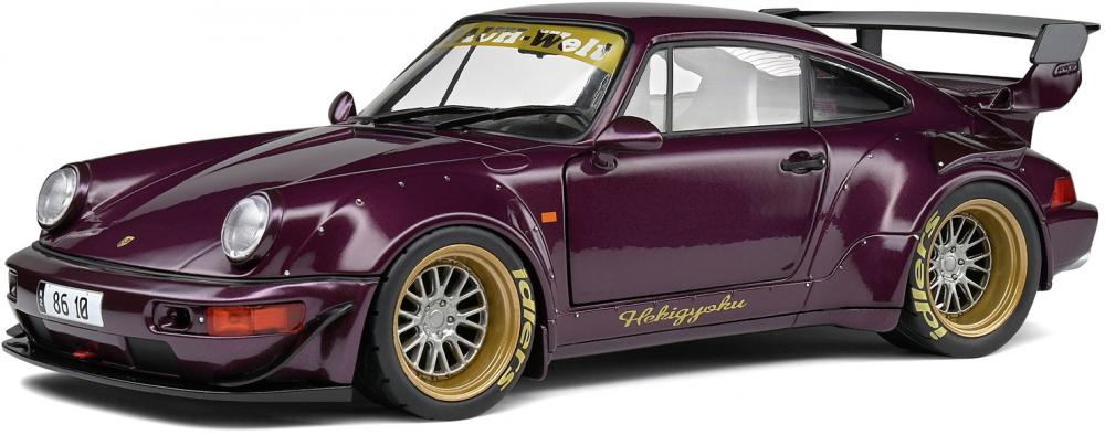 Solido Modellauto Maßstab 1:18 Porsche RWB HEKIGYOKU purple 2022 S1807504