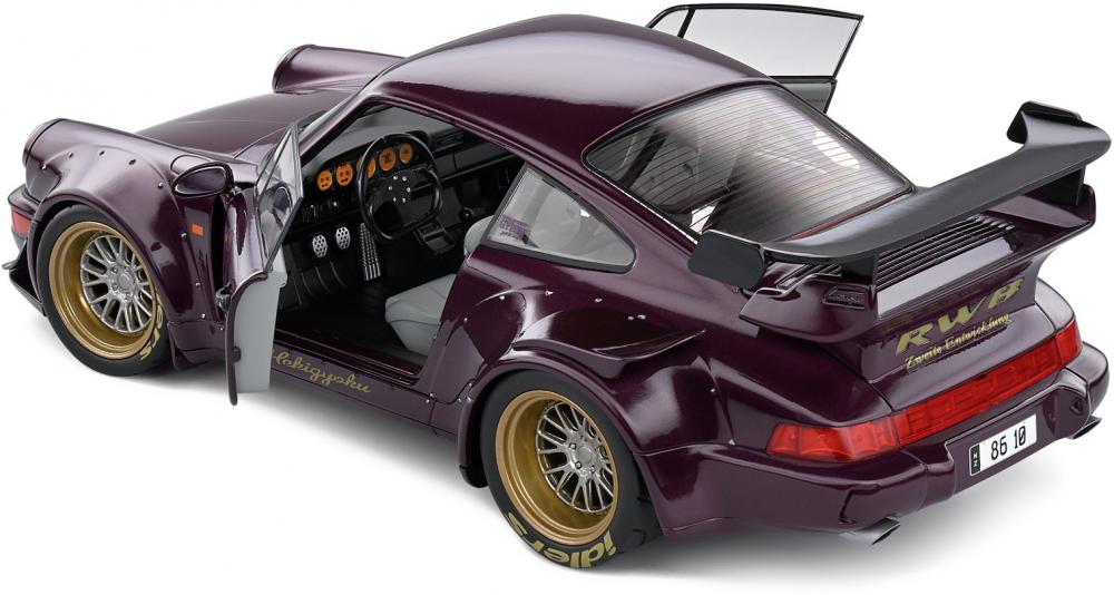 Solido Modellauto Maßstab 1:18 Porsche RWB HEKIGYOKU purple 2022 S1807504