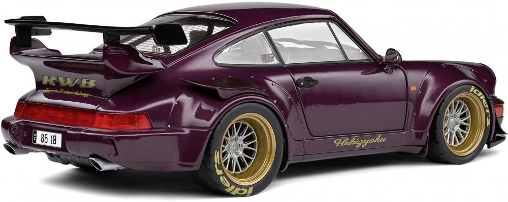 Solido Modellauto Maßstab 1:18 Porsche RWB HEKIGYOKU purple 2022 S1807504