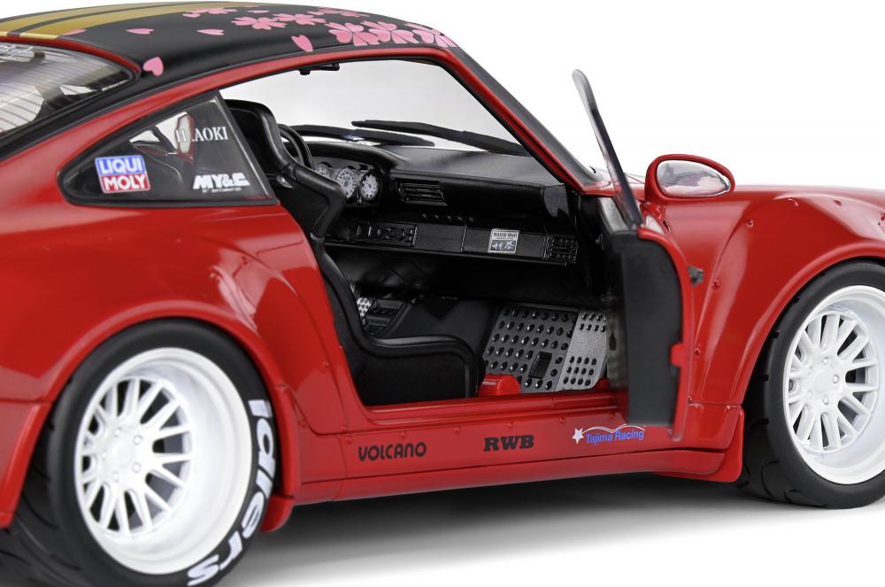 Solido Modellauto Maßstab 1:18 Porsche RWB Red Saduka 2021 S1807506