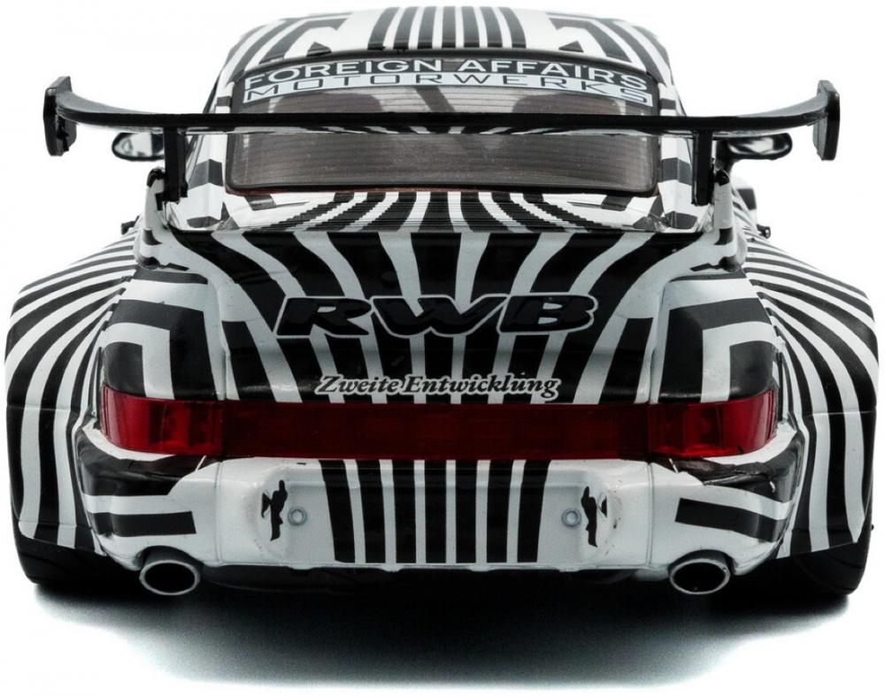 Solido Modellauto Maßstab 1:18 Porsche RWB Bodykit THE ZEBRA Camouflage 2022 S1807513