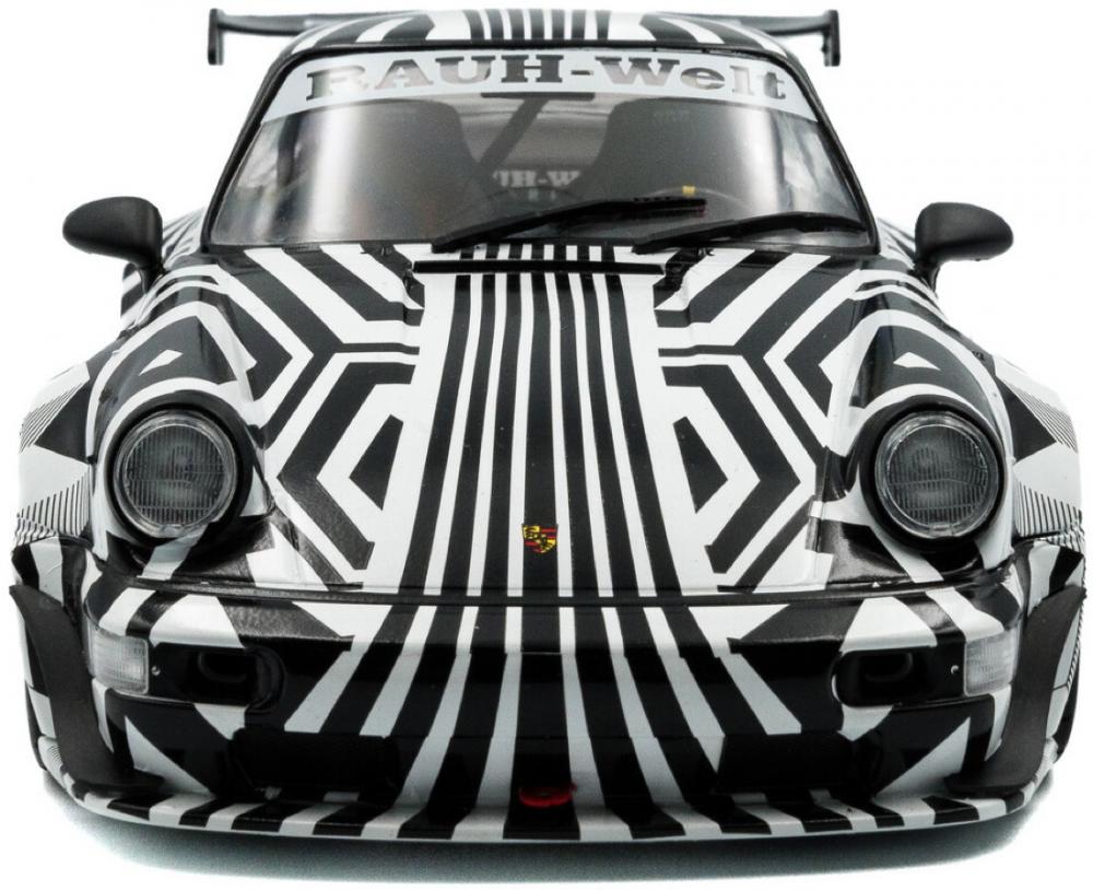 Solido Modellauto Maßstab 1:18 Porsche RWB Bodykit THE ZEBRA Camouflage 2022 S1807513