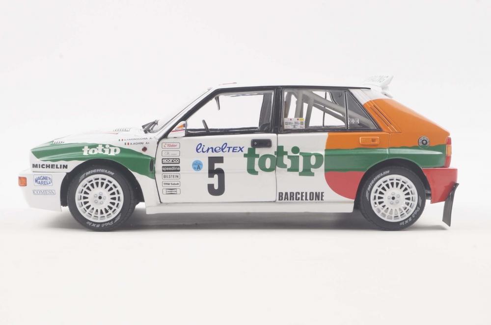 Solido Modellauto Maßstab 1:18 Lancia Delta HF Integrale #5 weiß 1993 Rallye Monte Carlo S1807806