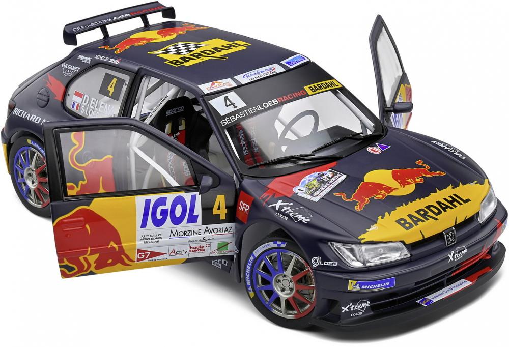 Solido Modellauto Maßstab 1:18 Peugeot 306 Maxi #4 Rally du Mont Blanc 2021 S1808301