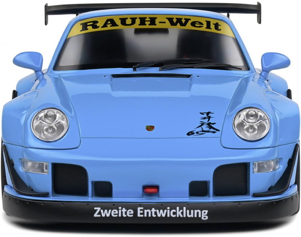 Solido Modellauto Maßstab 1:18 Porsche RWB Bodykit Shingen blau 2018 S1808501