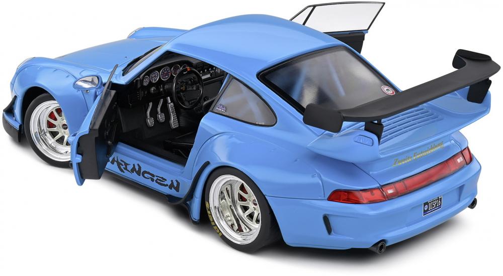 Solido Modellauto Maßstab 1:18 Porsche RWB Bodykit Shingen blau 2018 S1808501