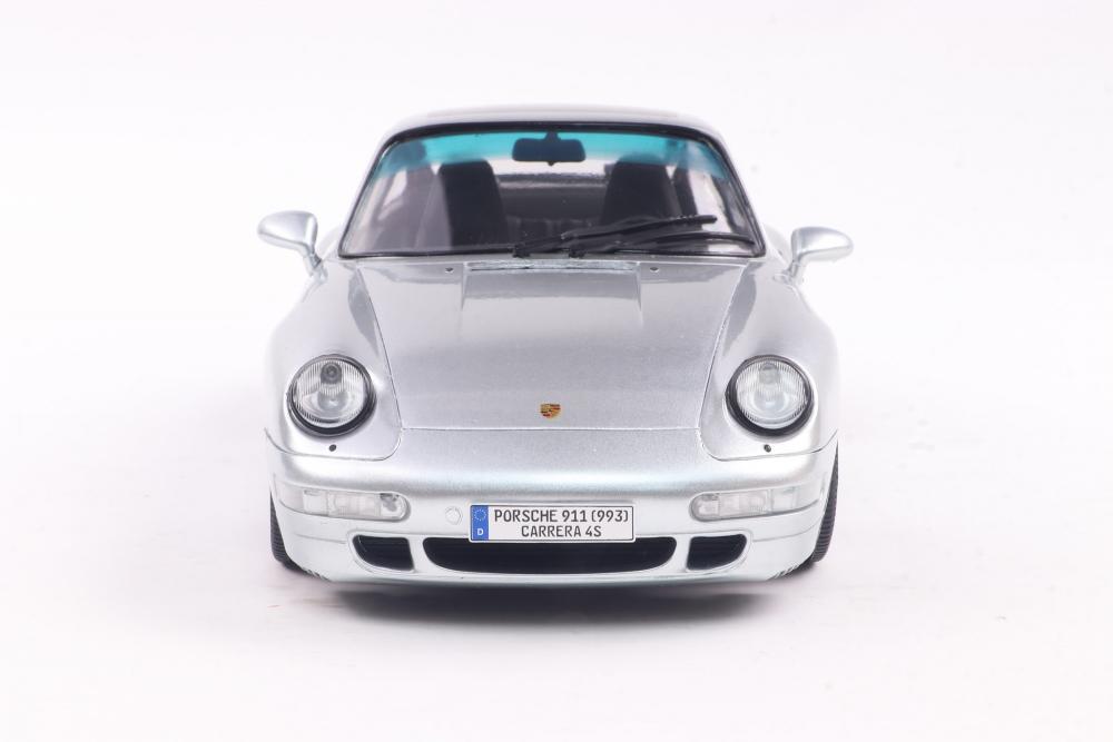 Solido Modellauto Maßstab 1:18 Porsche 911 (993) polar silber 1996 S1810103