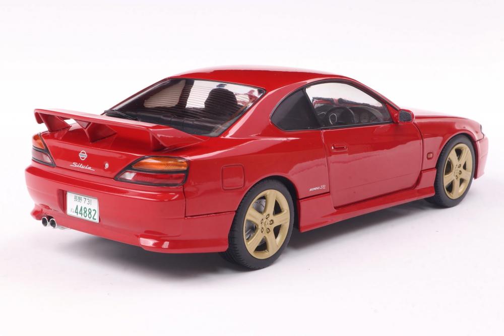 Solido Modellauto Maßstab 1:18 Nissan Silvia S15 SPEC-R AERO Flame rot 1999 S1812202