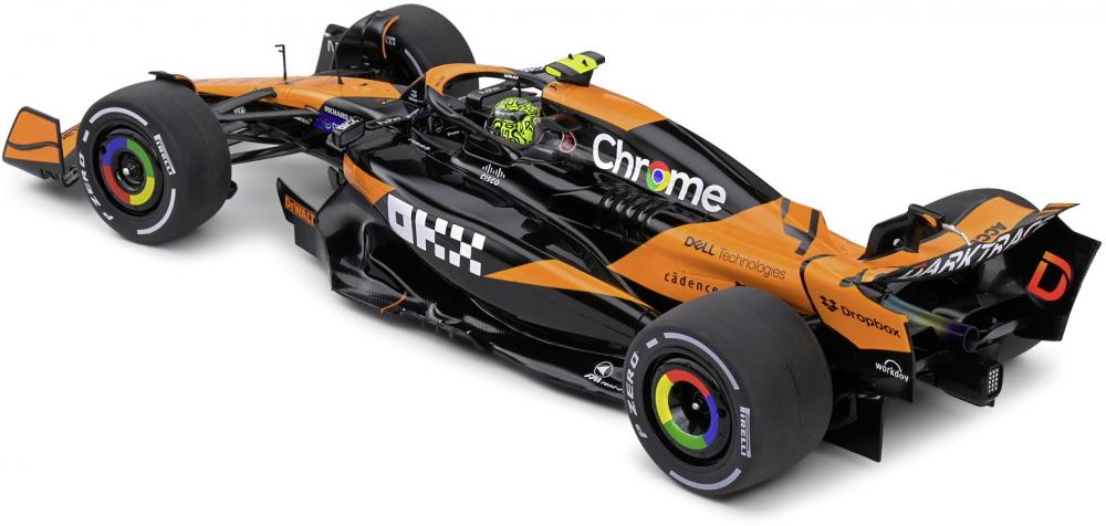 Solido Modellauto Maßstab 1:18 McLaren F1 Team MCL38 L.Norris 2024 Miami S1814201