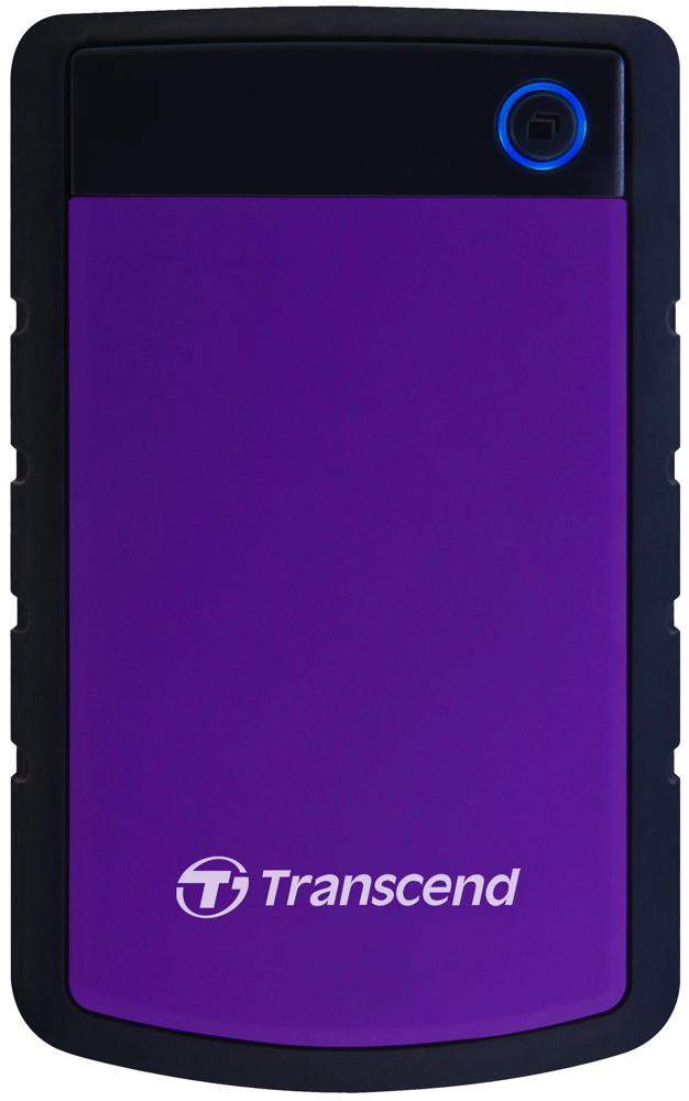 Transcend HDD externe Festplatte StoreJet 25H3 2,5 Zoll 2TB USB 3.1 purple