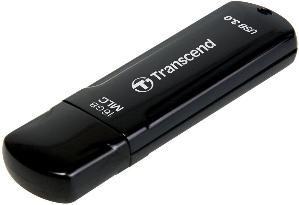 Transcend USB Stick 16GB Speicherstick JetFlash 750 MLC schwarz USB 3.0