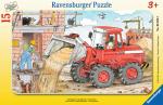 15 Teile Ravensburger Kinder Rahmen Puzzle Mein Bagger 06359