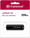 Transcend USB Stick 256GB Speicherstick JetFlash 700 schwarz USB 3.0