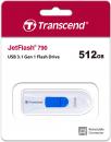 Transcend USB Stick 512GB Speicherstick JetFlash 790W weiß USB 3.1
