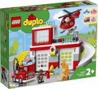 LEGO® DUPLO® Town Feuerwehrwache mit Hubschrauber 117 Teile 10970