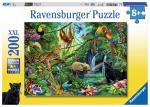 200 Teile Ravensburger Kinder Puzzle XXL Tiere im Dschungel 12660