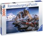 3000 Teile Ravensburger Puzzle Hamnoy, Lofoten 17081