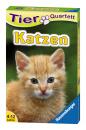 32 Blatt Ravensburger Kinder Kartenspiel Tier Quartette Katzen 20421