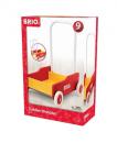 Brio Babywelt Holz Lauflernwagen gelb-rot 31350