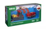 Brio World Eisenbahn Lok IR Frachtlok mit Fernsteuerung 2 Teile 33213