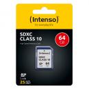 Intenso SDXC Karte 64GB Speicherkarte Class 10