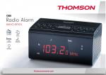 Thomson Radiowecker CR50 schwarz FM Radio TH347968
