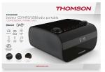 Thomson Bluetooth Kompaktanlage RCD305UDABBT USB MP3 Radio AUX-IN schwarz TH367645