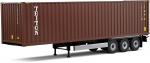 Solido Modellauto Maßstab 1:24 Containerauflieger braun 2021 S2400501