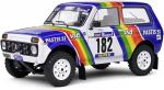 Solido Modellauto Maßstab 1:18 Lada Niva Paris-Dakar #182 1984 weiß S1807305