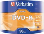 50 Verbatim Rohlinge DVD-R 4,7GB 16x Shrink