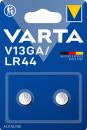 2 Varta 4276 Professional LR44 / V13GA Alkaline Knopfzelle Batterien im 2er Blister