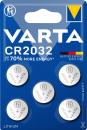 5 Varta 6032 Professional CR 2032 Lithium Knopfzelle Batterien im 5er Blister