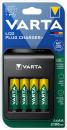Varta Akku Ladegerät LCD Plug Charger+ USB OUT 4x AA 2100mAh für AA / AAA / 9V 57687