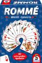 2 x 55 Blatt Schmidt Spiele Spielkarten Rommé, Bridge, Canasta große Eckzeichen 49420