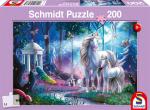 200 Teile Schmidt Spiele Kinder Puzzle Einhornstute mit Fohlen 56486