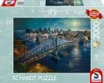 2000 Teile Schmidt Spiele Puzzle Thomas Kinkade Mond über Manhatten 58782