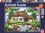 500 Teile Schmidt Spiele Puzzle Romantisches Landhaus 58974