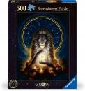 500 Teile Ravensburger Puzzle Glow in the dark Leuchtender Löwe 12000480