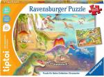 2 x 12 Teile Ravensburger Puzzle tiptoi Puzzeln, Entdecken, Erleben Dinosaurier 00198