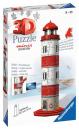 54 Teile Ravensburger 3D Puzzle Mini Leuchtturm 11273