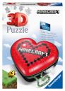54 Teile Ravensburger 3D Puzzle Herzschatulle Minecraft 11285