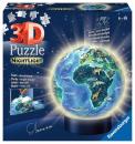 72 Teile Ravensburger 3D Puzzle Ball Nachtlicht Erde im Nachtdesign 11844