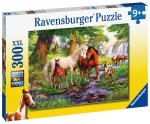 300 Teile Ravensburger Kinder Puzzle XXL Wildpferde am Fluss 12904