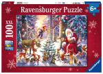 100 Teile Ravensburger Kinder Puzzle XXL Weihnachten Waldweihnacht 12937