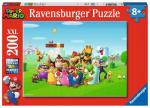 200 Teile Ravensburger Kinder Puzzle XXL Super Mario Abenteuer 12993