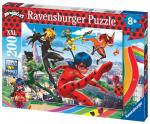 200 Teile Ravensburger Kinder Puzzle XXL Miraculous Superhelden-Power 12998