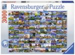 3000 Teile Ravensburger Puzzle 99 Beautiful Places in Europe 17080